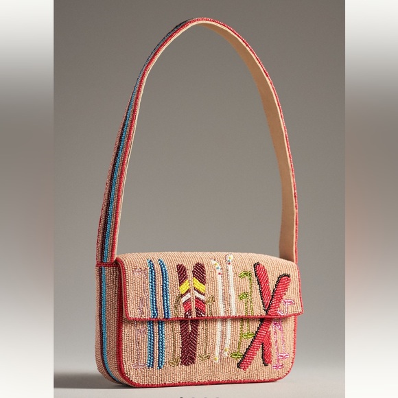 Anthropologie Handbags - THE FIONA BEADED BAG: WINTER ICON EDITION Style No. 93340685 Color: SKIS